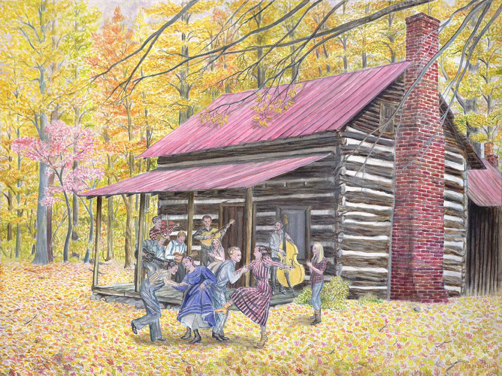 1008x756 New Painting Kentucky Dance - Kentucky Painting