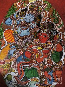 225x300 Kerala Mural Painting By Rekha Artz - Kerala Mural Painting