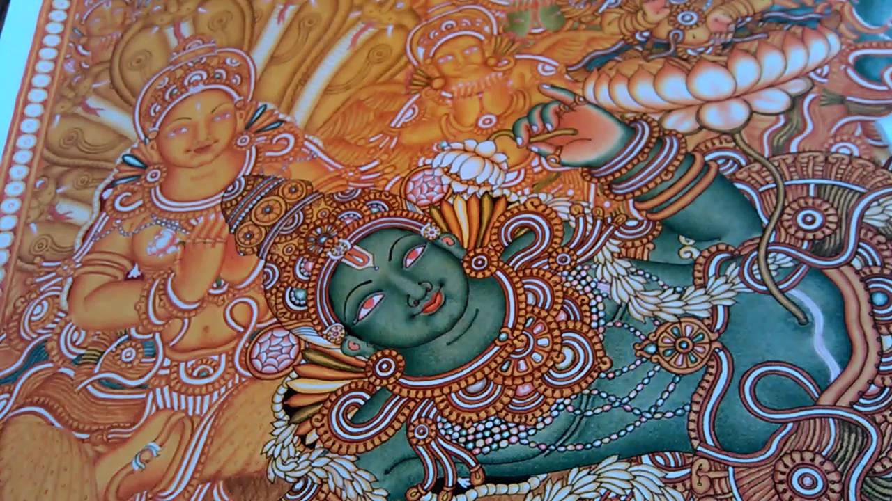 1280x720 How To Learn Kerala Mural Paintng - Kerala Mural Painting