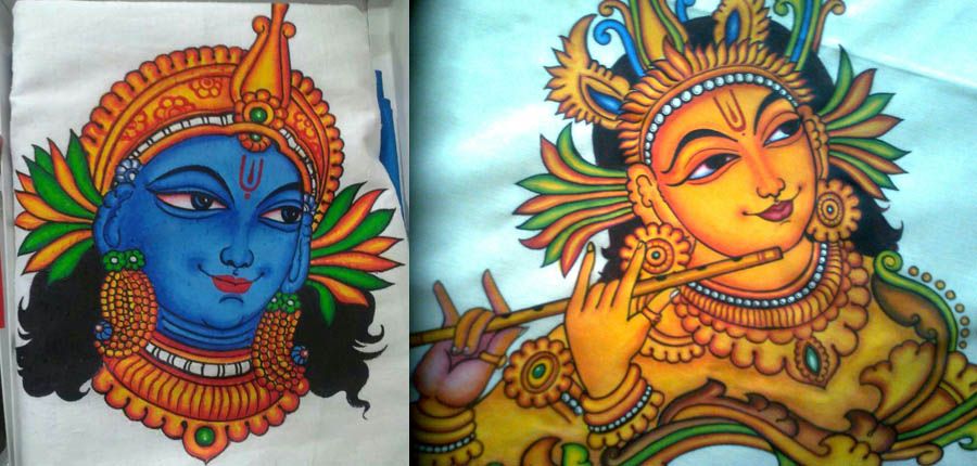 900x430 Mural Paintings Kerala,mural Paintings,best Mural Designs - Kerala Mural Painting Designs