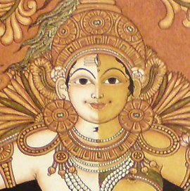 270x272 Mural Paintings Of Kerala The Wonderful World Of Kerala Mural - Kerala Mural Painting Designs