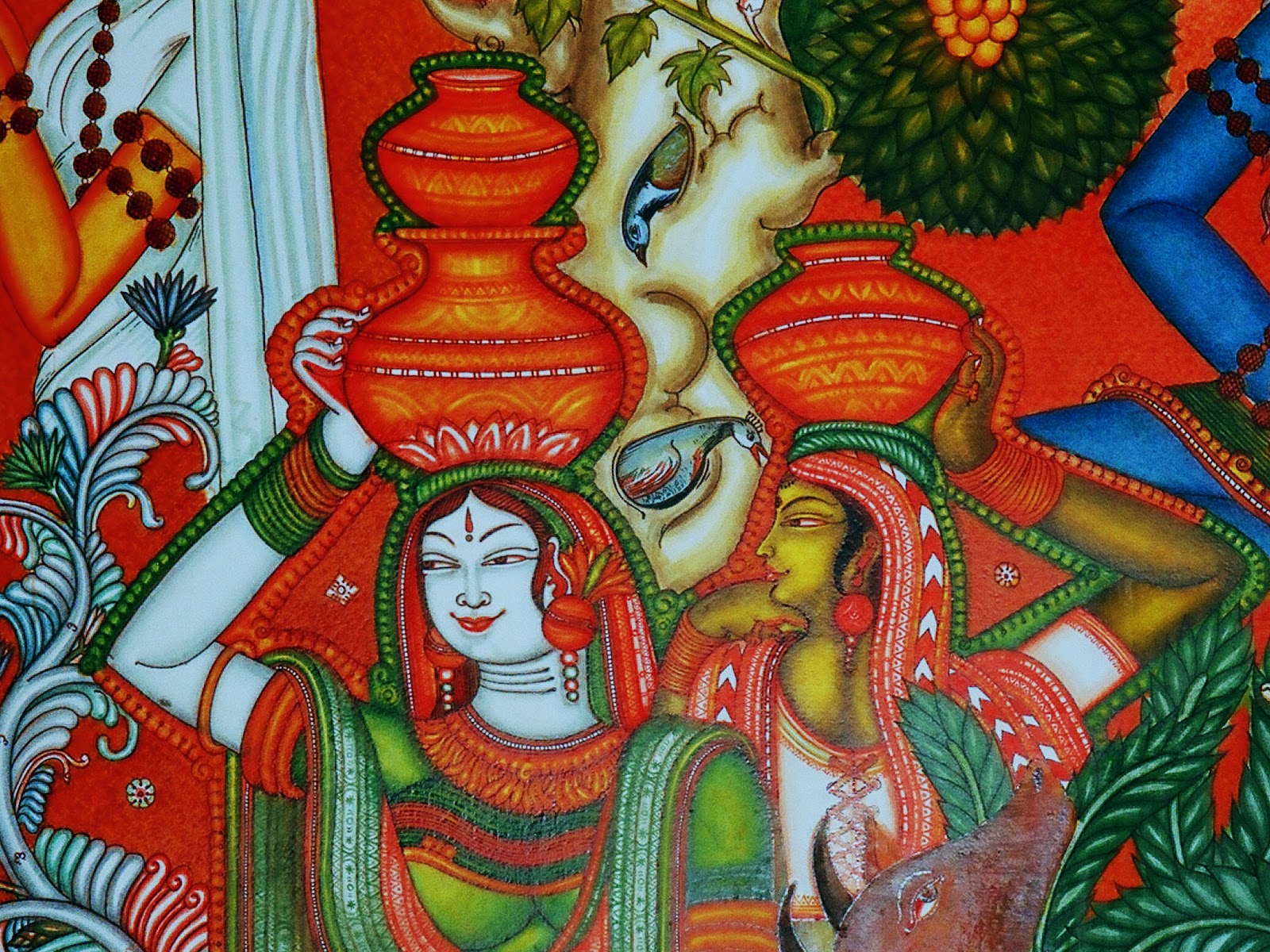 Kerala Mural Painting Designs at PaintingValley.com | Explore ...