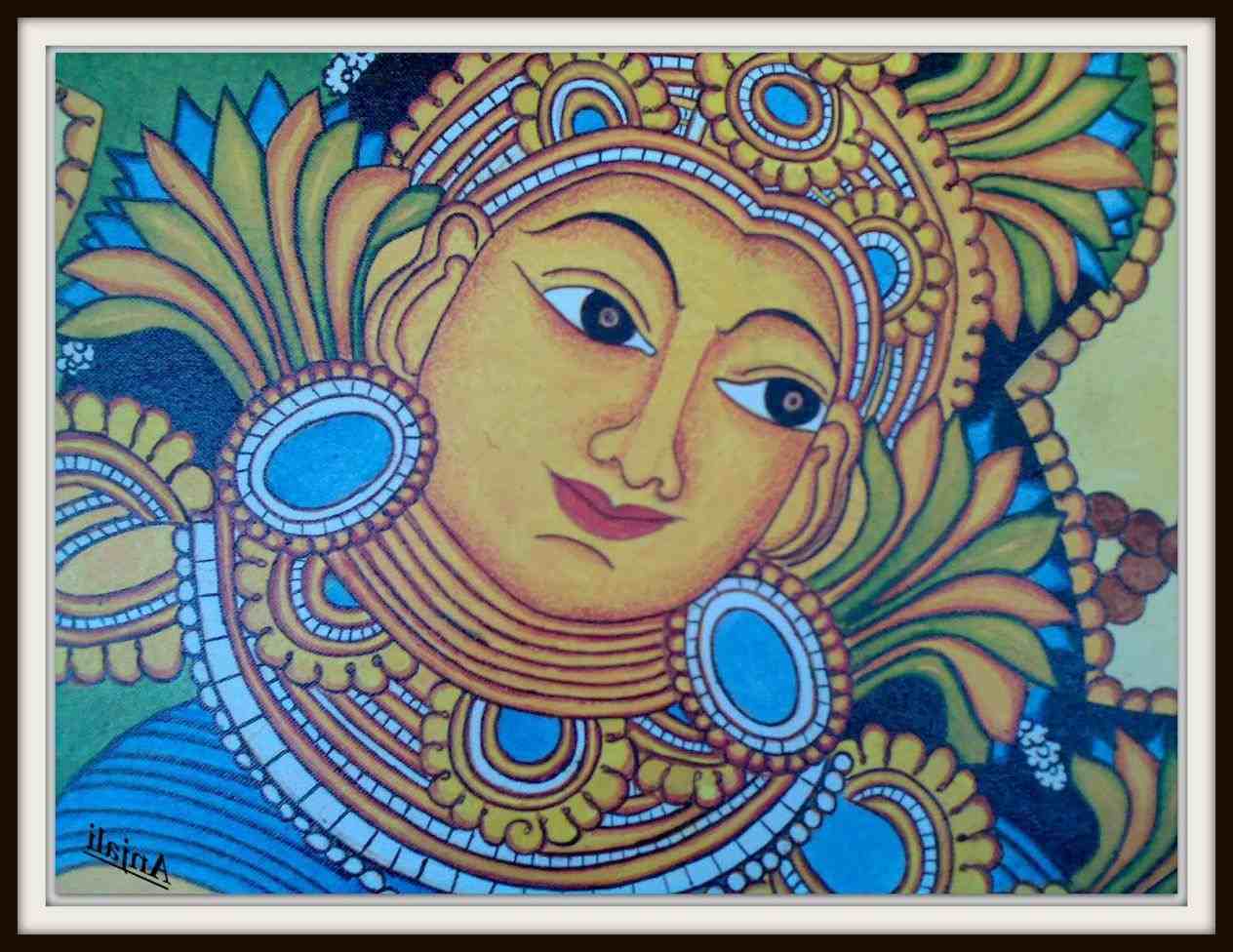 Kerala Mural Painting Sale at PaintingValley.com | Explore collection ...