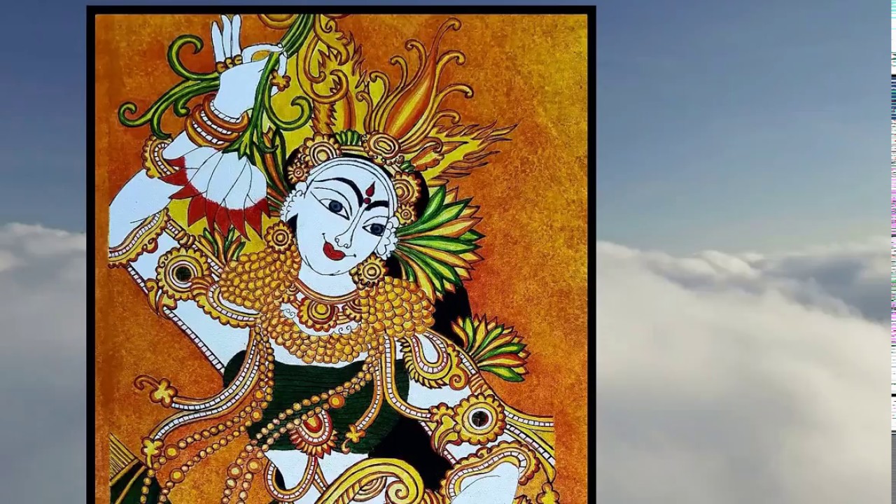 1280x720 Indian Traditional Kerala Mural Paintings For Sale - Kerala Mural Painting Sale