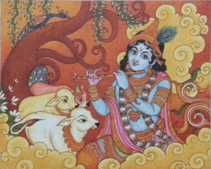 434x348 Kerala Mural Painting - Kerala Mural Painting Sale