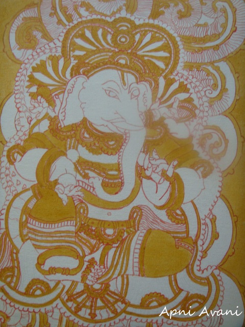 480x640 Apni Avani The Making Of My Kerala Mural - Kerala Mural Painting Sketches