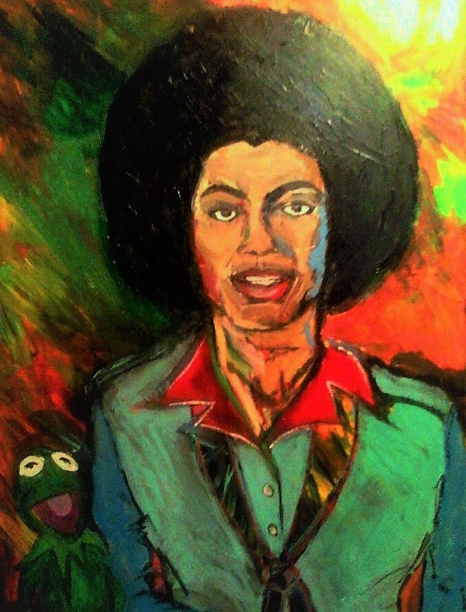 678x890 Michael And Kermit Painting By Eric Patterson - Kermit Painting