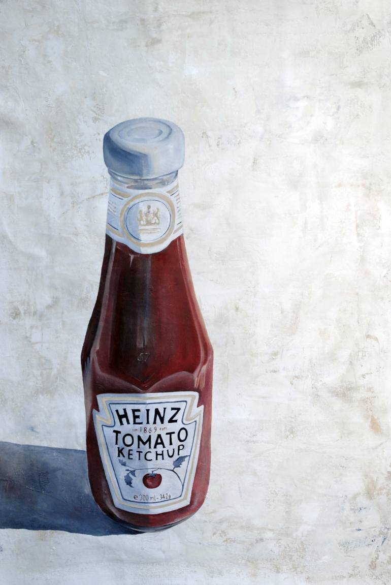 770x1151 Saatchi Art Ketchup Painting By Clare Mcewan - Ketchup Painting