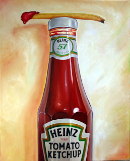 258x320 Heinz Ketchup Painting - Ketchup Painting