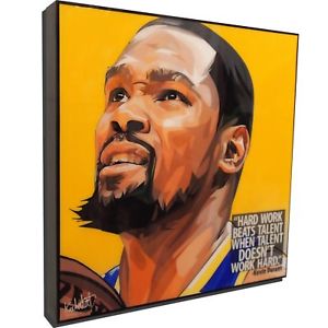 300x300 Kevin Durant Art Poster Plaque Print Painting Basketball Golden - Kevin Durant Painting