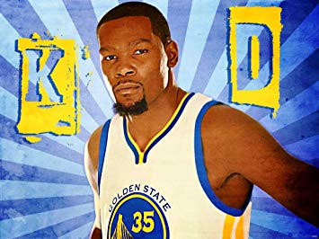 355x266 Kevin Durant Painting Golden State Warriors Retro - Kevin Durant Painting