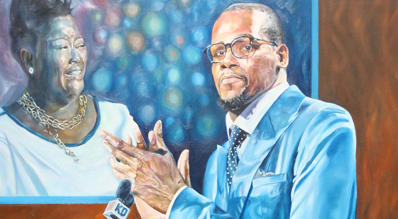 800x440 Father Amp Son Duo Tell Stories Through Artwork Slamonline - Kevin Durant Painting