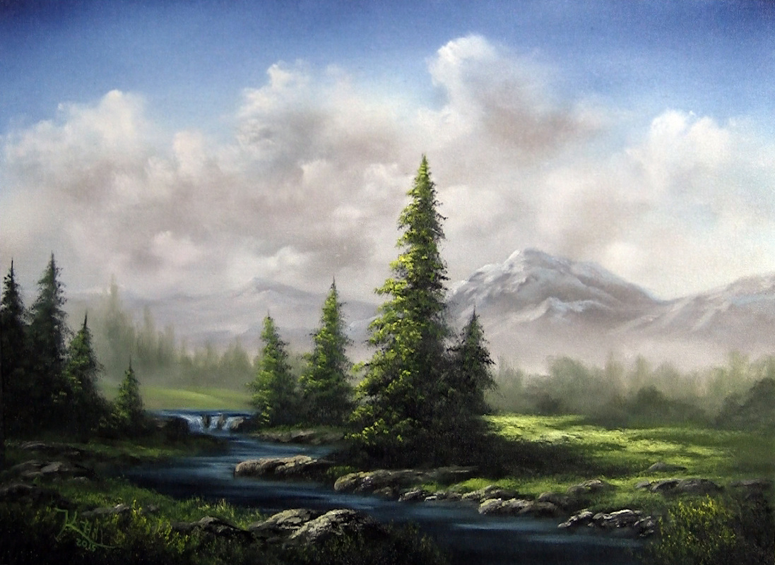 1097x800 Oil Painting With Kevin Hill Dvd Digital Downloads - Kevin Hill Oil Painting