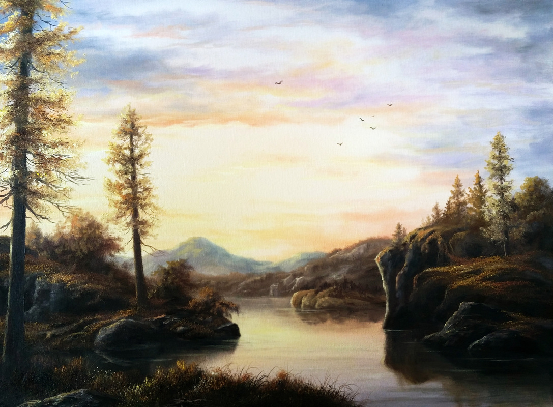 1087x800 Kevin Hill Gallery - Kevin Hill Painting