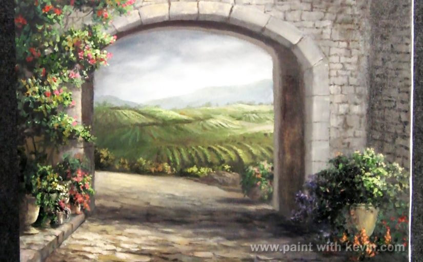 825x510 Italian, Tuscany Landscape Paint With Kevin Hill Scenic Paints - Kevin Painting