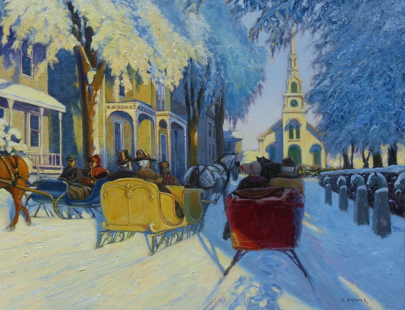 1600x1223 Kevin Mizner, 1962 Plein Air Painter Tutt'Art@ Pittura - Kevin Painting