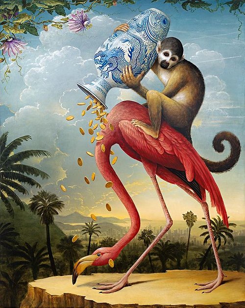 500x628 Allegorical Realism Paintings By Kevin Sloan - Kevin Painting