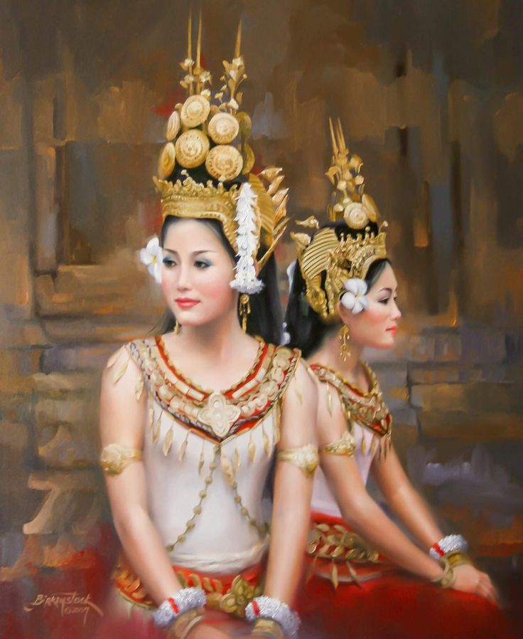 Khmer Apsara Painting at Explore collection of