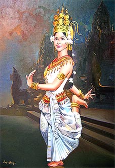 227x333 Khmer Apsara Welcome To My Blog ^ ^ - Khmer Apsara Painting