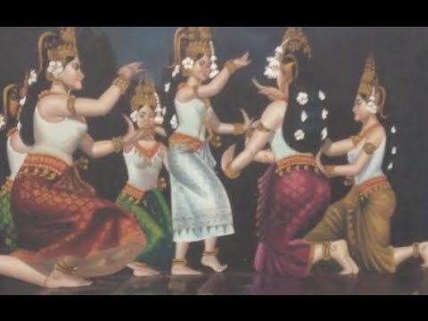 480x360 Apsara Dance Video Khmer Apsara Music Apsara Angkor Dancing - Khmer Apsara Painting