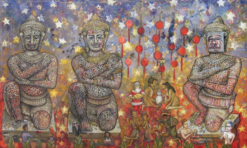 850x509 Museum To Host First Exhibition Of Contemporary Cambodian Art - Khmer Art Painting