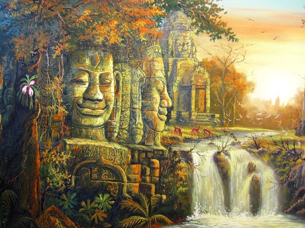 600x450 Khmer Painting Chics Type - Khmer Painting