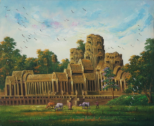 500x412 Beauty Will Save, Viola, Beauty In Everything - Khmer Painting