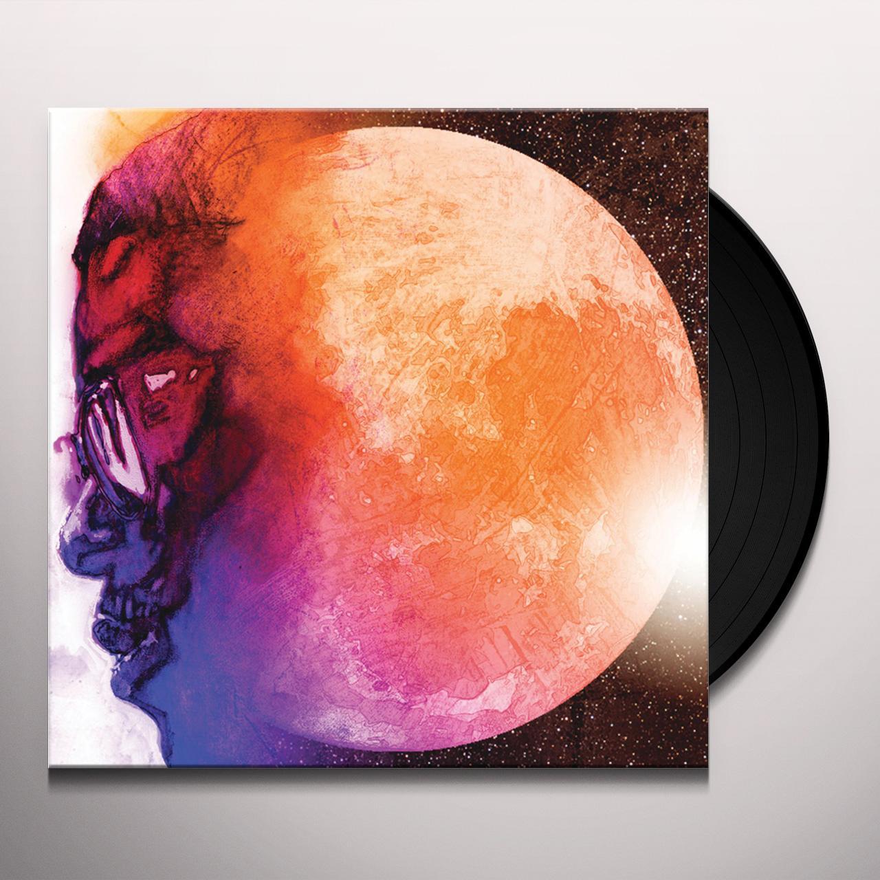 1280x1280 Kid Cudi Man On The Moon The End Of Day Vinyl Record - Kid Cudi Painting