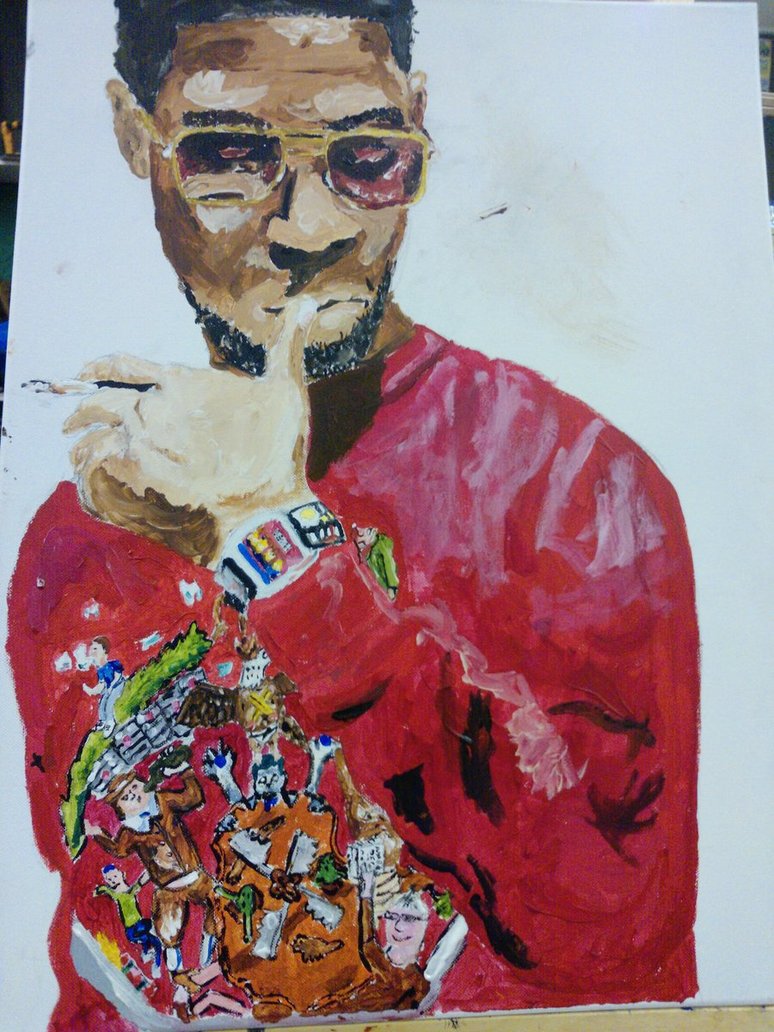 774x1032 Kid Cudi Painting Part 3 By Ramseyart - Kid Cudi Painting
