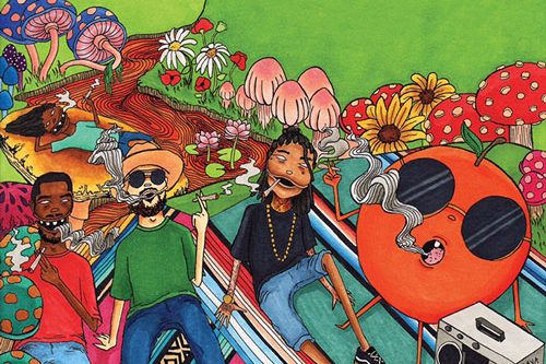 500x333 Kid Cudi 2dopeboyz - Kid Cudi Painting