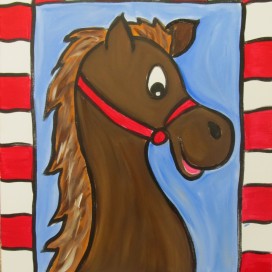 272x272 Kids Paintings Pzazz Art Studio Prattville Fairhope - Kids Horse Painting