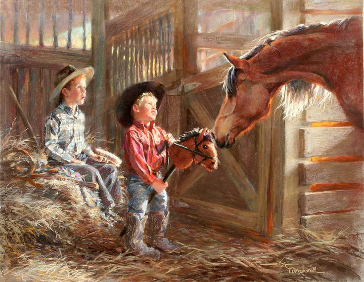 736x571 The 248 Best Kathryn Fincher Art Images On Art - Kids Horse Painting