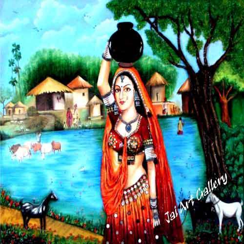 500x500 Nature Mural Paintings, Abstract Amp Contemporary Paintings Smart - Kids Nature Painting