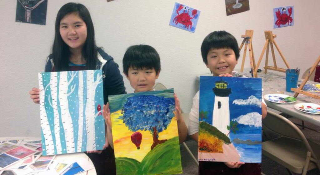 1024x560 Kids And Family Painting Classes - Kids Painting Images