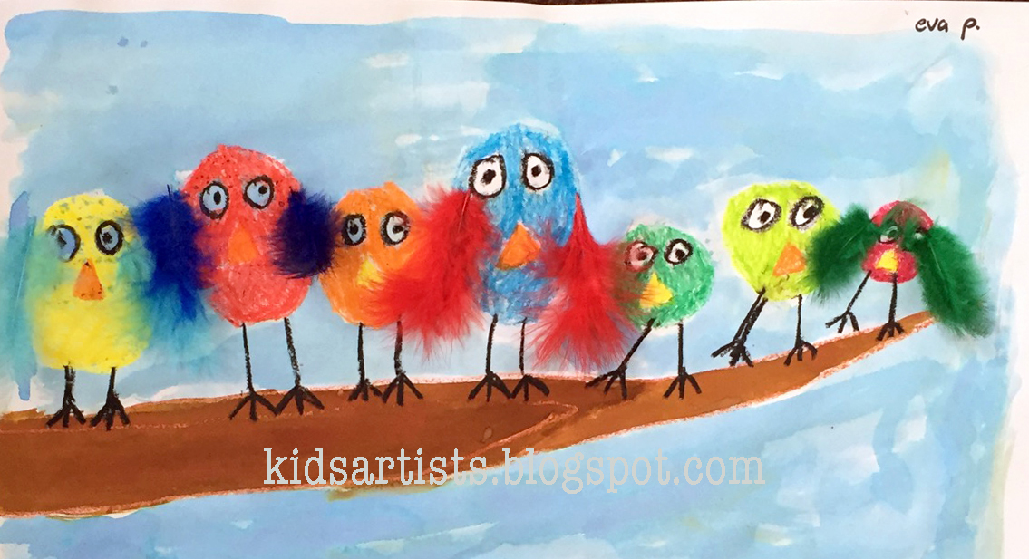 1135x617 Kids Artists April 2016 - Kids Painting Worksheet
