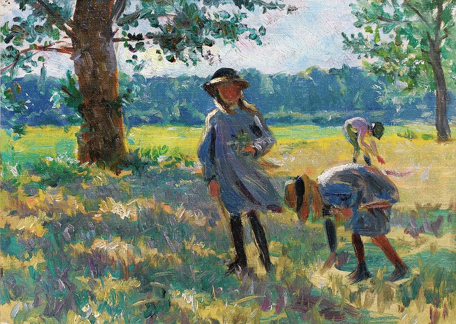 900x640 Kids Playing Painting By Motionage Designs - Kids Playing With Painting