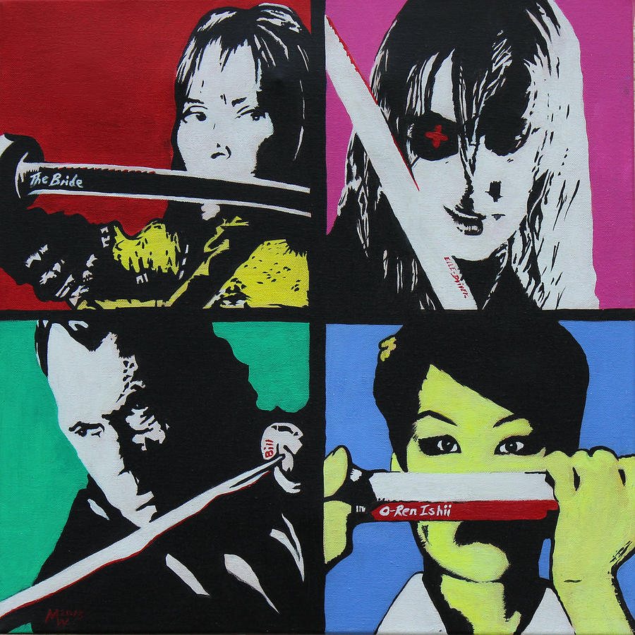 900x900 Kill Bill Painting By Martin Williams - Kill Bill Painting