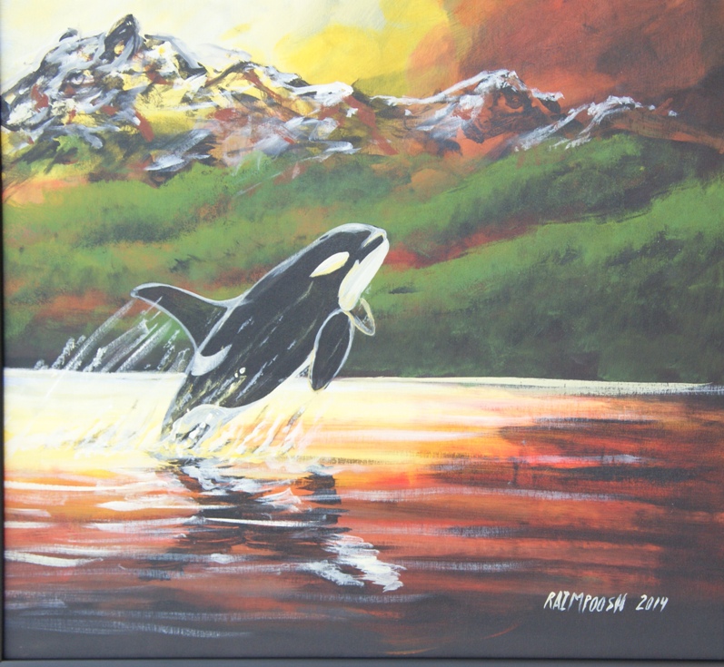 797x735 Killer Whale And Eagle - Killer Painting