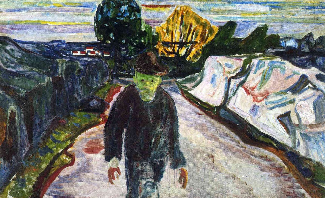 1313x800 Killer By Edvard Munch History, Analysis Amp Facts - Killer Painting
