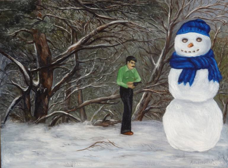 770x570 Saatchi Art The Dangerous Killer Painting By Anna Bolcewicz - Killer Painting