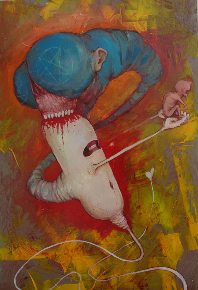 648x950 Tampon Family Painting Killer Napkins Online Store Powered By - Killer Painting