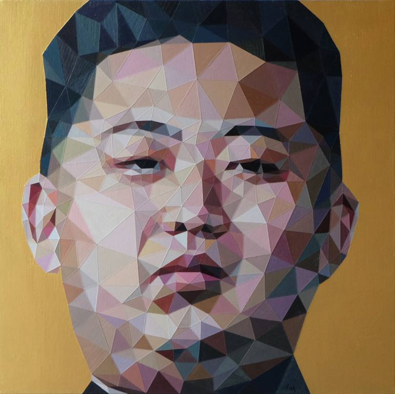 770x768 Saatchi Art Kim Jong Un Painting By Timothy Keymeulen - Kim Jong Un Painting