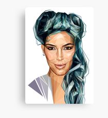 210x230 Kim Kardashian Painting Amp Mixed Media Canvas Prints Redbubble - Kim Kardashian Painting