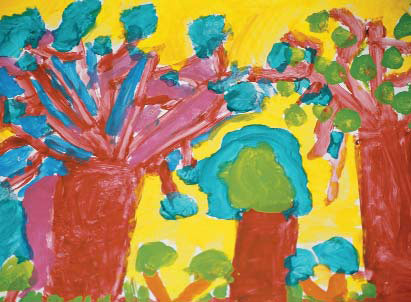411x302 Kindergarten - Kindergarten Painting