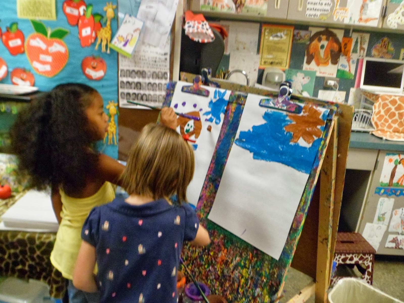 1600x1200 Paint A Kindergarten Supply Out The Door Dinosaur A Yearlong - Kindergarten Painting