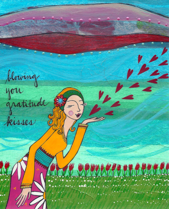 570x702 Painted Path Kindnesspraise - Kindness Painting