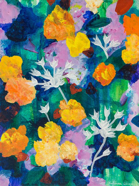 450x600 Whisper Kindness To The Ghost Flowers - Kindness Painting