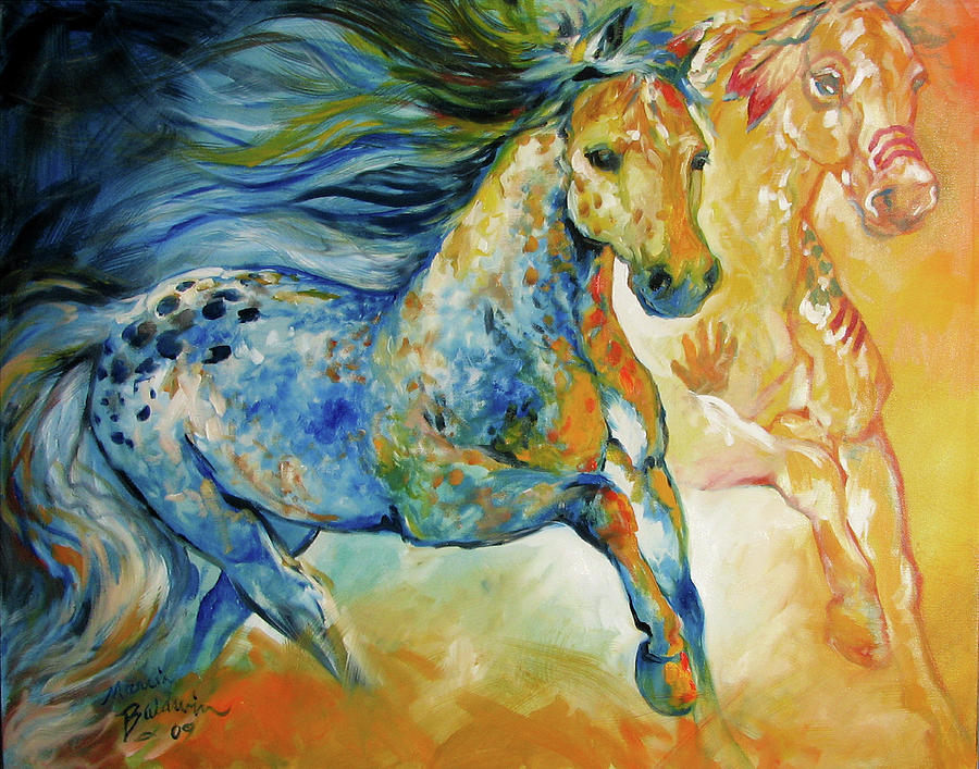 900x707 Kindred Spirits Painting By Marcia Baldwin - Kindred Spirits Painting