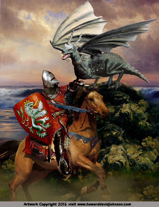 513x666 King Arthur Amp Knights Round Table Paintings - King Arthur Excalibur Painting