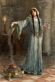 220x329 Morgan Le Fay - King Arthur Painting Famous